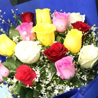 15 Mix Roses Bouquet