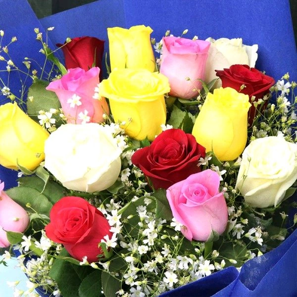 15 Mix Roses Bouquet