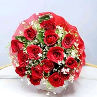15 Red Roses Bouquet