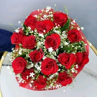 15 Red Roses Bouquet