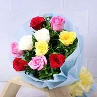 10 Mix Roses Bouquet