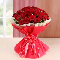 50 Red Roses Bouquet