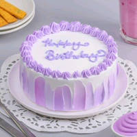 10 Mix Roses With Vanilla Cake