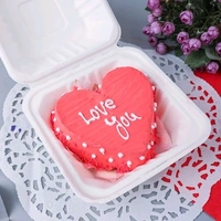 Single Red Rose With Mini Vanilla Cake