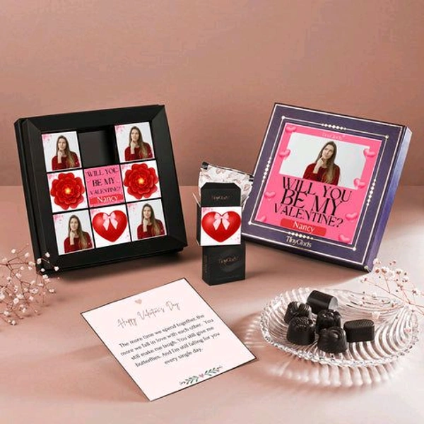 Will You Be My Valentine Chocolate Gift Box