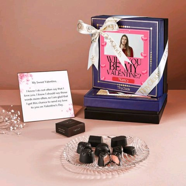 Will You Be My Valentine Chocolate Gift Box