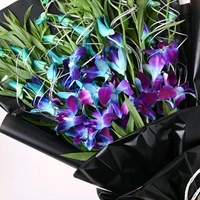 10 Blue Orchids Bouquet