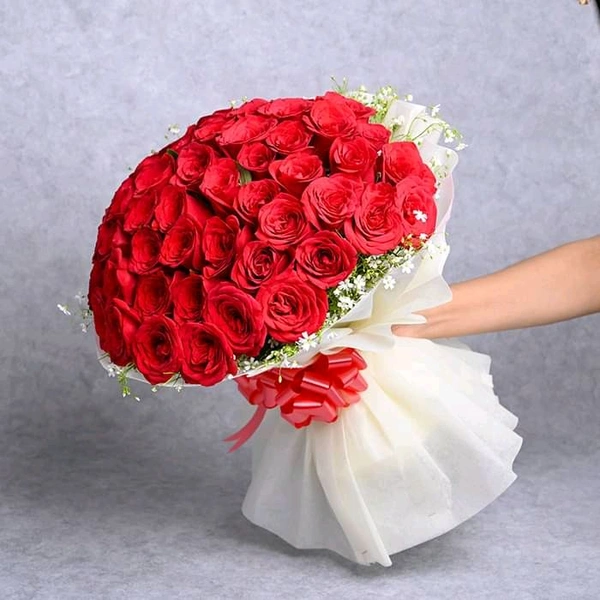 50 Red Roses Bouquet