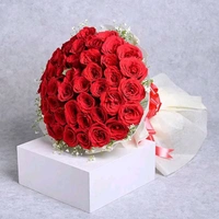 50 Red Roses Bouquet