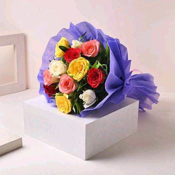 10 Mix Roses Bouquet