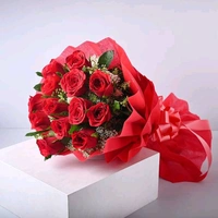 12 Red Roses Bouquet