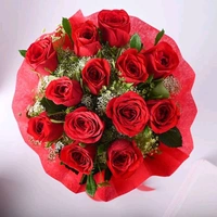12 Red Roses Bouquet