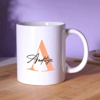 Personalized Custom Letter Initial Mug