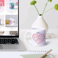 Beautiful White Mothers Day Mug