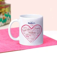 Beautiful White Mothers Day Mug