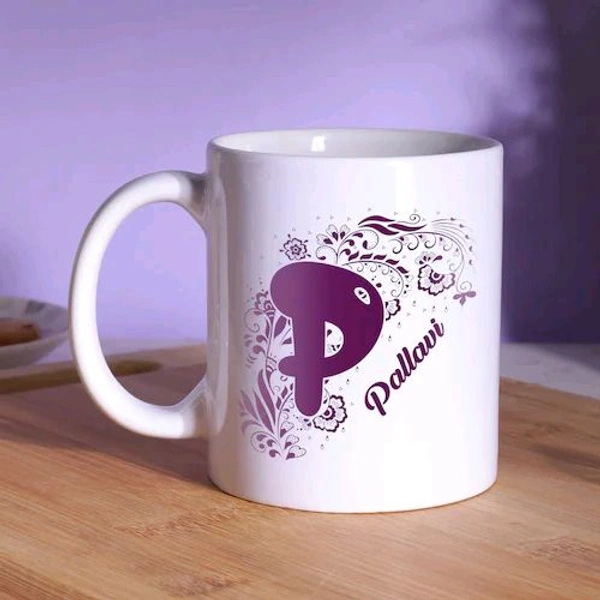 Initial Coffee Name Mug