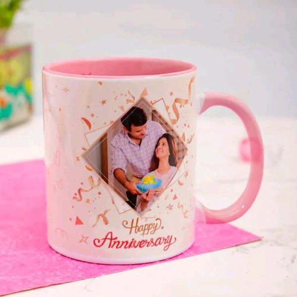 Wedding Anniversary Photo Mug
