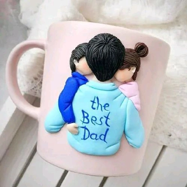 3D Father Kid Mug