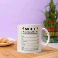 Wife Nutrition Facts Coffee Mug