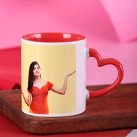 Attractive Personalized Heart Handle Mug