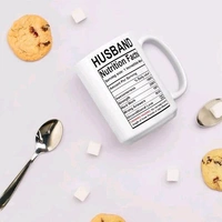Husband Nutrition Facts Coffee Mug