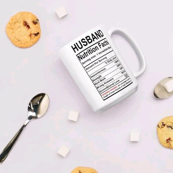 Husband Nutrition Facts Coffee Mug