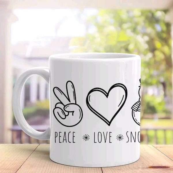 Snowman Love Coffee Mug