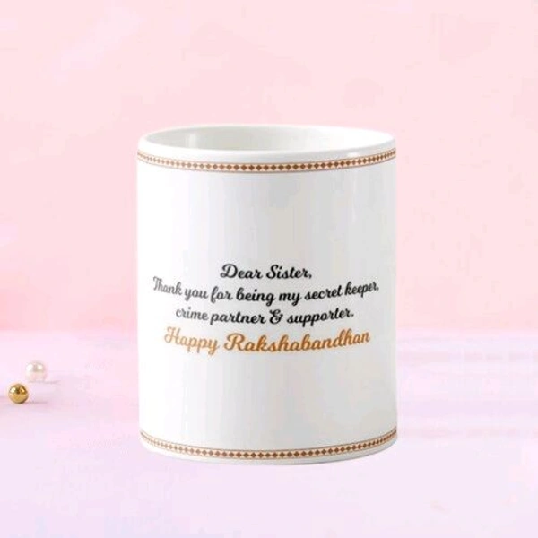Lovely Massage Of Rakshbandhan Mug