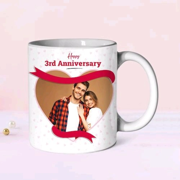 Happy 3rd Anniversary Mug