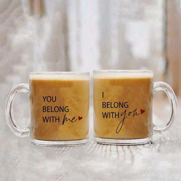 Being Together Glass Mugs Combo
