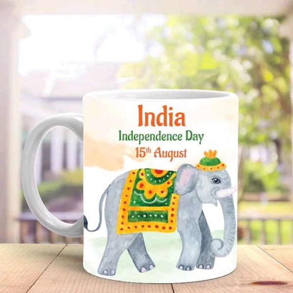 Elephant Independence Day Mug
