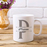 Personalised Name Mug With Initial