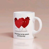 Hugging Heart Promise Love Mug