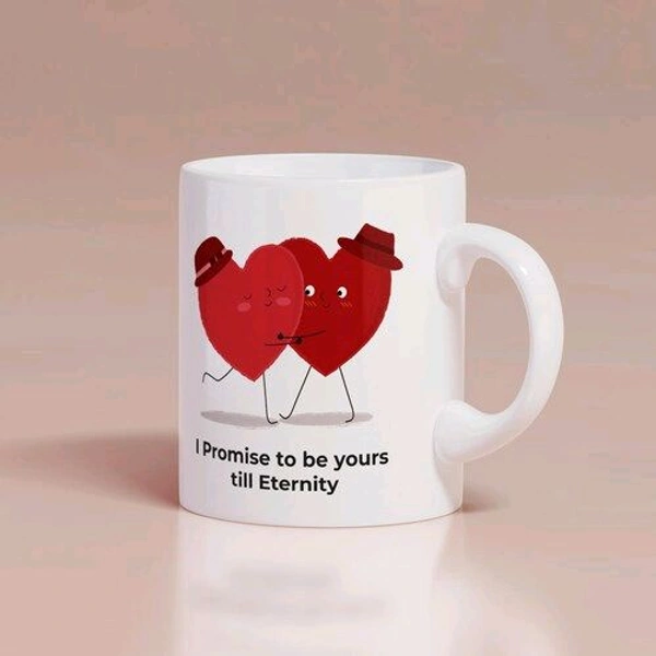 Hugging Heart Promise Love Mug