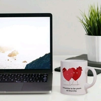 Hugging Heart Promise Love Mug