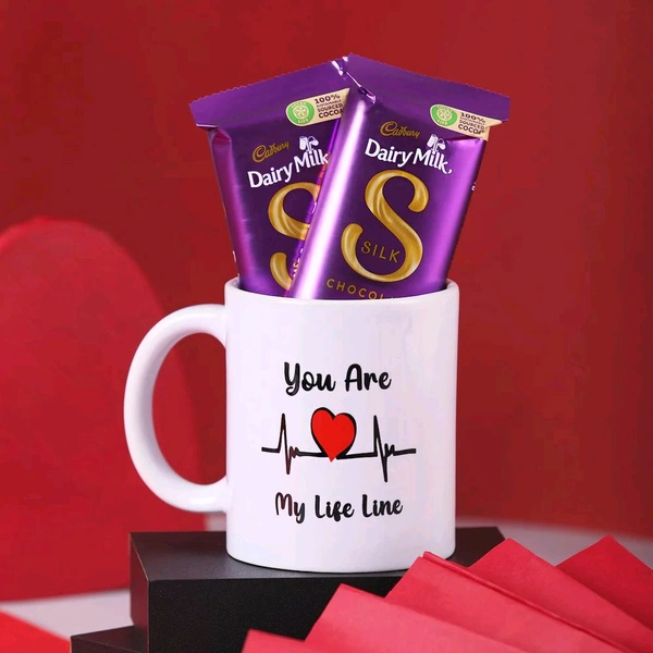 Exciting Love Mug With Chocolates