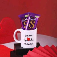 Exciting Love Mug With Chocolates