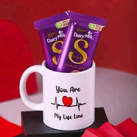 Exciting Love Mug With Chocolates