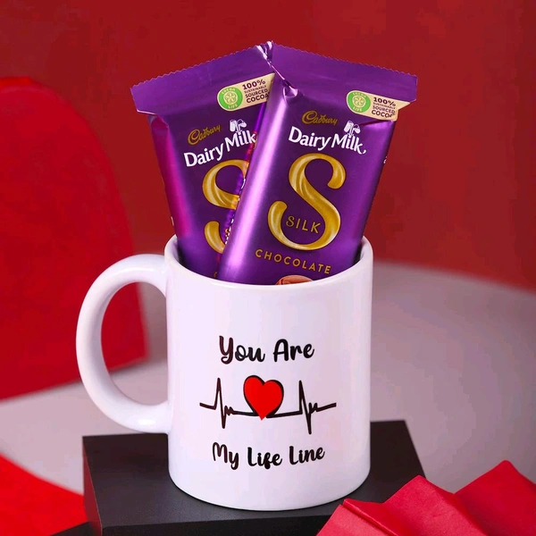 Exciting Love Mug With Chocolates