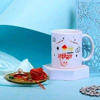 Bhaidooj Memories Mug with Roli Chawal