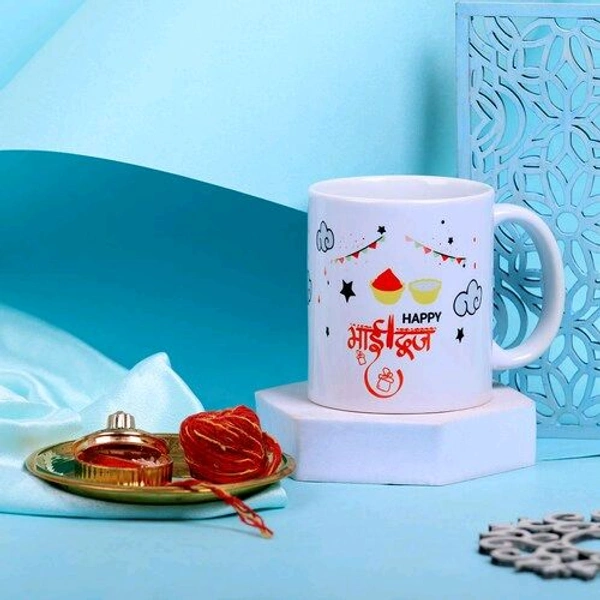 Bhaidooj Memories Mug with Roli Chawal