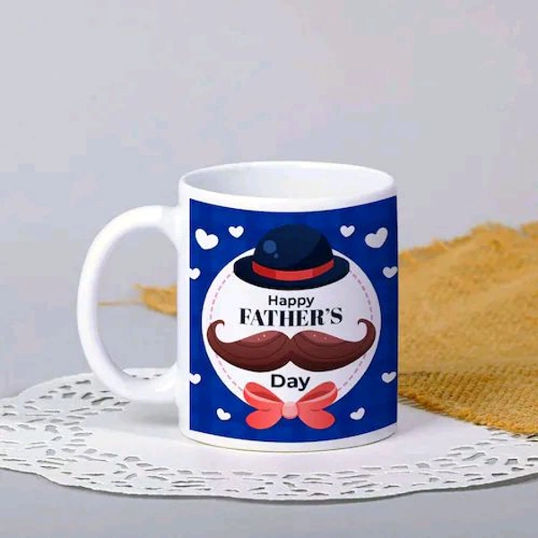 Big Mustache Fathers Day Mug