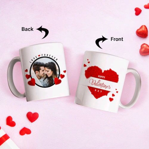 Valentine Couple Personalised Photo Mug