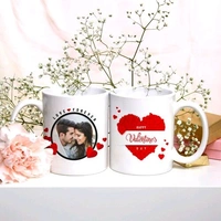 Valentine Couple Personalised Photo Mug