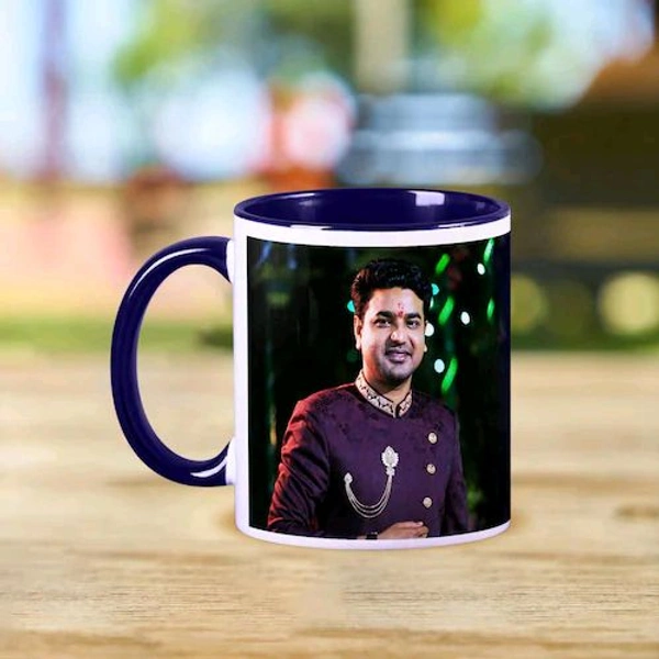 Blue And Red Personalized Mug Combo