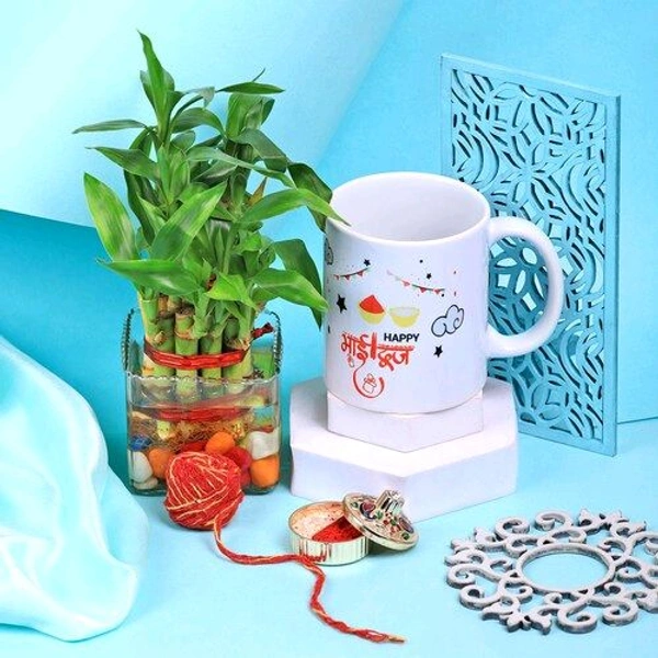 Bhaidooj Mug with Bamboo Blessings