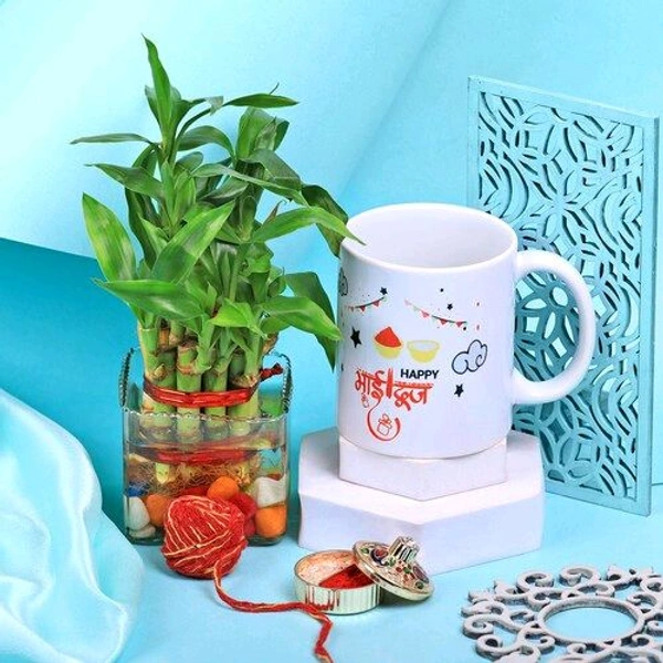 Bhaidooj Mug with Bamboo Blessings