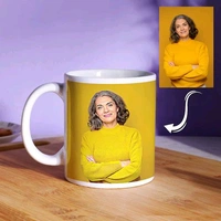 Personalised Vibrant Photo to Art Mug