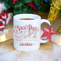 Christmas Personalized Mug and Hot Cocoa Treats Hamper