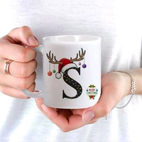 Personalised Frosty Xmas Brew Mug